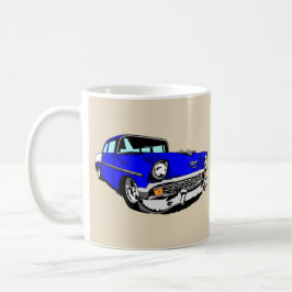 Dunkelblaues 57 Bel Air Tasse