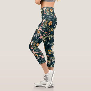 Dunkelblaues Gartendesign im Vintage-Stil mit Blum Capri Leggings