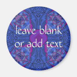 dunkelblaues Kreuz Magnet