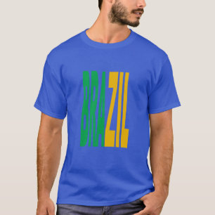 Dunkelblaues Mann-T-Shirt BRAZIL T-Shirt