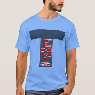 Dunkelblaues T-Shirt Caroline TENNIS