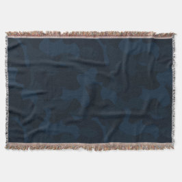 Dunkelblaues Tarnmuster Abstract Decke