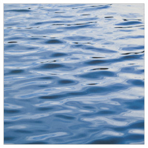 Dunkelblaues Wasser mit Wellen Stoff