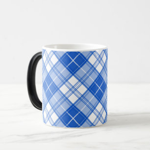 Dunkelblaues weißes Tartan Muster yxm0uat9 diagona Verwandlungstasse