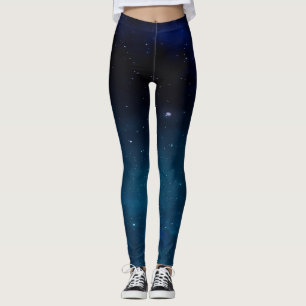 Dunkelblaugalaxie Leggings
