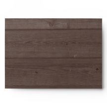 Dunkelbraune Scheunenholzkorn Hochzeitshülle