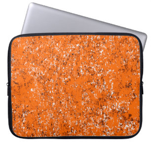 Dunkelbrauner Grunge Hintergrund. Schwarz-weiß ora Laptopschutzhülle