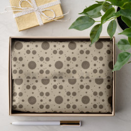 Dunkelbrauner Mikro-Blüten-Sand Seidenpapier