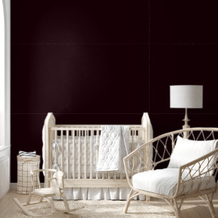 dunkelburgund Solid dark Burgundy Tapete