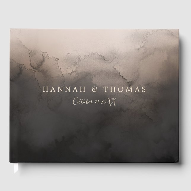 Dunkelfarbenhochzeit Gästebuch (Vorderseite)