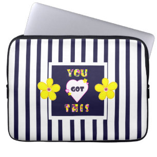 Dunkelgelbe Blume Laptopschutzhülle