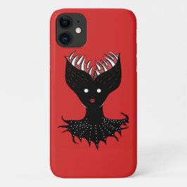 Dunkelgotische Girl-Figur mit Zähne Case-Mate iPhone Hülle