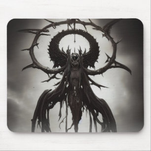 Dunkelgotische Horror Kunst: Dunkle Omen Horizonta Mousepad