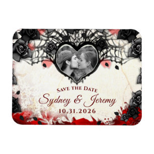 Dunkelgotisches Halloween-FOTO Das Datumsmagazin s Magnet