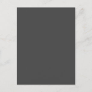 Dunkelgrau #434343, Friar Gray Feiertagspostkarte