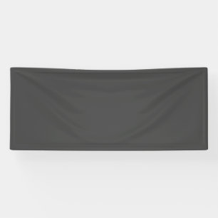 Dunkelgrau #434343, Friar Gray Vinyl Banner