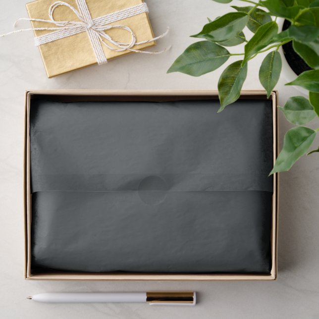 Dunkelgrau Azure Seidenpapier (Geschenk)