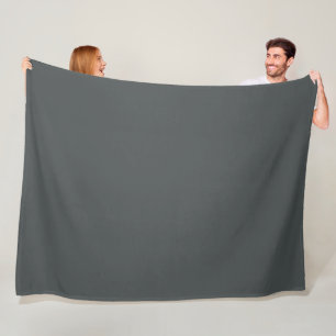 Dunkelgrau Fleecedecke