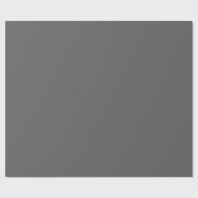 Dunkelgrau Geschenkpapier (Flach)