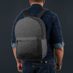 Dunkelgrau Gradient Geometrisches Mesh Muster Bedruckter Rucksack<br><div class="desc">Dunkelgrau Gradient Geometrisches Mesh Muster bedruckter Rucksack. Coole Mode Accessoires Tasche für jeden. Dunkelgraues Dreieck geometrisches Mesh mit heller bis dunkler Ober-Farbverlauf Design.</div>