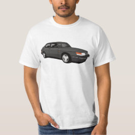 Dunkelgrau SAAB 900 Turbo 16 Aero Coupé T-Shirt