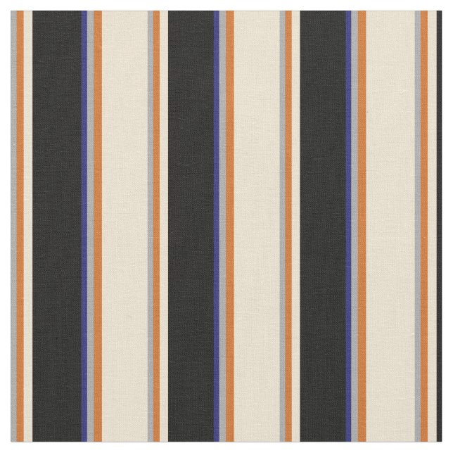 Dunkelgrau, Schokolade, Beige, Schwarz und Mittern Stoff (Nahaufnahme)