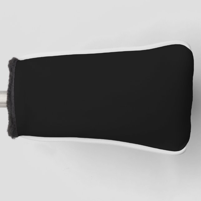 Dunkelgrau, Schwergrau, Diesel, Golf Headcover (Vorderseite)