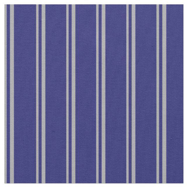 Dunkelgrau und Mitternachtsblau, farbige Linienmus Stoff (Nahaufnahme)