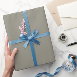 Dunkelgraue Aschgraue Frühlings- und Sommer-Trendf Geschenkpapier