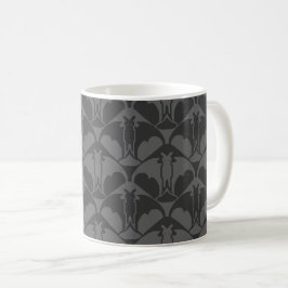Dunkelgraue Batty-Kaffeetasse Kaffeetasse