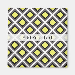 Dunkelgraue, schwarze, gelbe Diamanten von STaylor Magnet