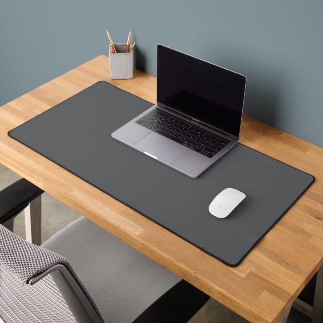 Dunkelgraue Solid-Farbtafel Schreibtischunterlage (Büro 2)