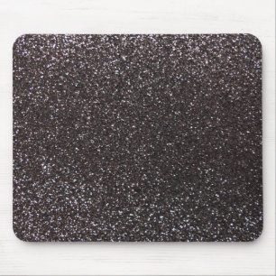 Dunkelgrauer Glitter Mousepad