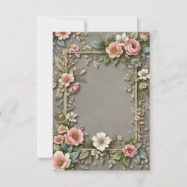 Dunkelgrauer Hintergrund Bouquet von Blume Hochzei Einladung