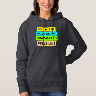Dunkelgrauer Kapuzenpulli T - Shirt SO_THIS_IS_HOW