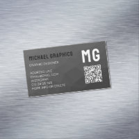 Dunkelgraues geometrisches Maschenmuster QR-Code