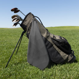 Dunkelgraues geometrisches Netz-Muster mit Farbver Golfhandtuch