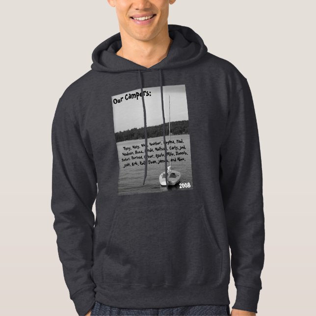 Dunkelgraues Lager-Carter-Sweatshirt - Unisex Hoodie (Vorderseite)