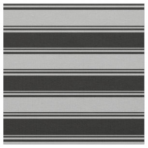 Dunkelgraues und schwarz gefärbtes Streifen-/Blatt Stoff