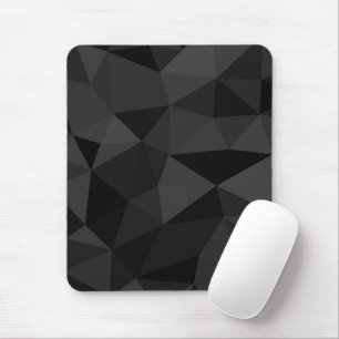 Dunkelgraues und schwarzes geometrisches Maschenmu Mousepad