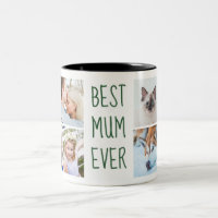 Dunkelgrün | Beste Mama je Tasse für benutzerdefin