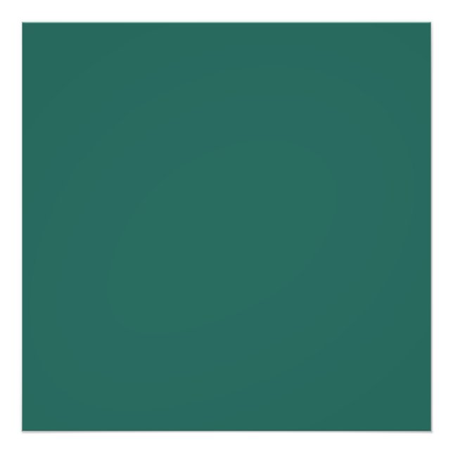 Dunkelgrün blau (Vollfarbe) Fotodruck (Vorne)