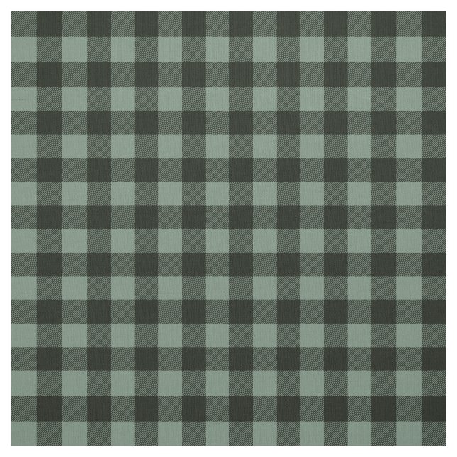 Dunkelgrün | Buffalo Kariert Stoff (Muster)