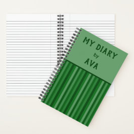 Dunkelgrün mein Tagebuch von Me Strike Journal