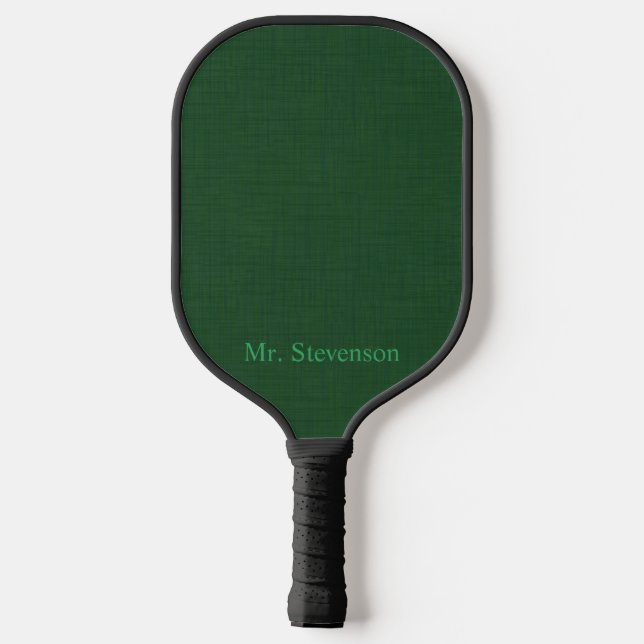 Dunkelgrün texturiert pickleball schläger (Rückseite)