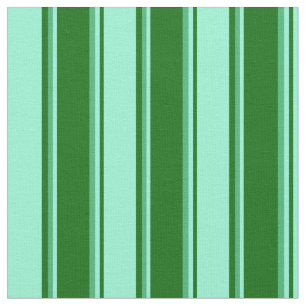 Dunkelgrüne, Aquamarine und grüne, blaue Linien Stoff