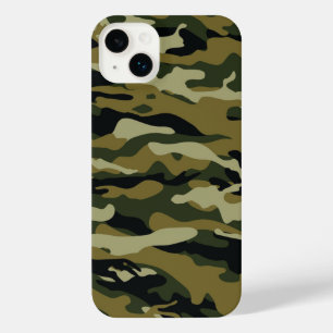 Dunkelgrüne Camouflage iPhone 14 Plus Hülle