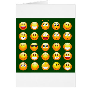 dunkelgrüne Emoji