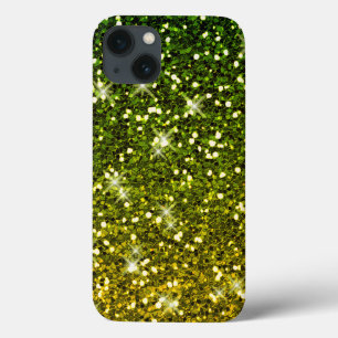 Dunkelgrüne Glitzer schimmern Case-Mate iPhone Hülle