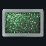 Dunkelgrüne Imitate Glitzer Glitzern Rechteckige Gürtelschnalle<br><div class="desc">Schöne mädchenhafte grün glänzende Glitzer Glitzern. Foto der Grünen Glitzern nicht wirklich Glitzer!</div>